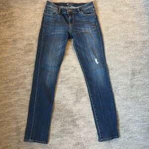 Kut From The Kloth Slightly Distressed Skinny Jeans size 0